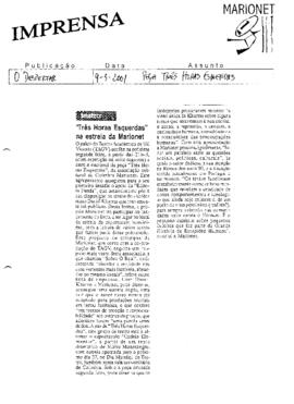 O Despertar: Três Horas Esquerdas na estreia da Marionet