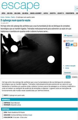 Escape: 2 cyborgs num quarto vazio