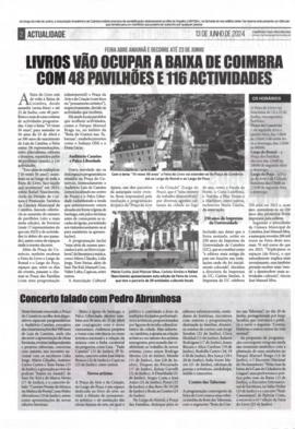 Campeão das Províncias — Livros vão ocupar a Baixa de Coimbra com 48 pavilhões e 116 actividades