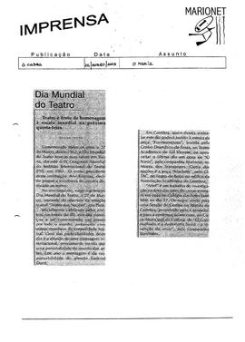A Cabra: Dia Mundial do Teatro