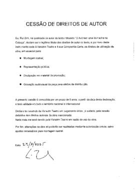Direitos de autor: O Av&ocirc; tem uma borracha na cabe&ccedil;a