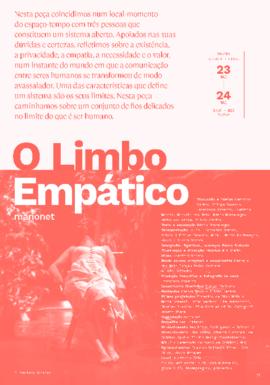 Agenda TAGV: O Limbo Empático