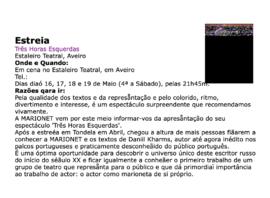 Star: Estreia Três Horas Esquerdas