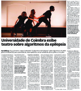 Diário de Viseu: Universidade de Coimbra exibe teatro sobre algoritmos da epilepsia