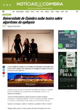 Notícias de Coimbra: Universidade de Coimbra exibe teatro sobre algoritmos da epilepsia