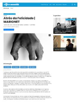 * O Guia da Cidade: Atrás da Felicidade
* Marionet