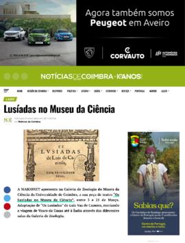 Notícias de Coimbra: Lusíadas no Museu da Ciência