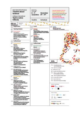 Programa dia 1: Theatre about Science