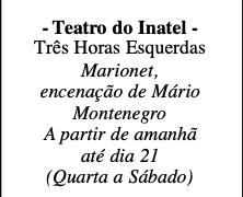 A Cabra: Teatro do Inatel