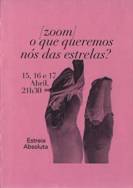 Folha de sala estreia TAGV: ZOOM