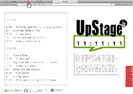 Flyer: UpStage 11.11.11
