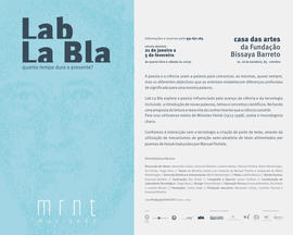 Flyer: Lab La Bla