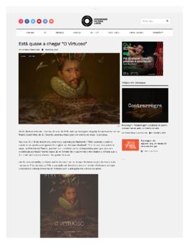 Comunidade Cultura e Arte: Está quase a chegar &quot;O Virtuoso&quot;