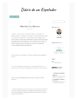 Diário de um Espetador: &quot;iMaculada&quot;, por Marionet