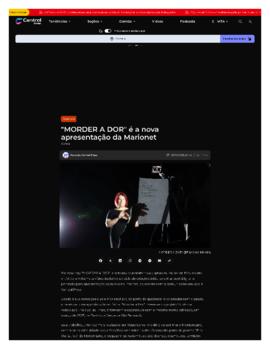 Central Press: &quot;Morder a dor&quot; é a nova apresentação da Marionet