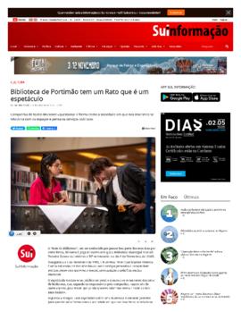 Sulinformação: Biblioteca de Portimão tem um Rato que é um espetáculo