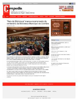 Campeão das Províncias: &quot;Rato de Biblioteca&quot; marca encerramento do centenário da Biblio...