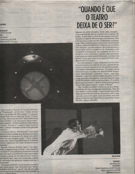 Público: Quando é que o teatro deixa de o ser?