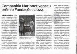 Diário de Coimbra: Companhia Marionet venceu prémio Fundações 2024