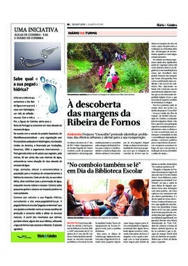 Diário de Coimbra (Diário da Turma): À descoberta das margens da Ribeira de Fornos