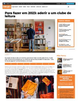 Evasões: Para fazer em 2023: aderir a um clube de leitura