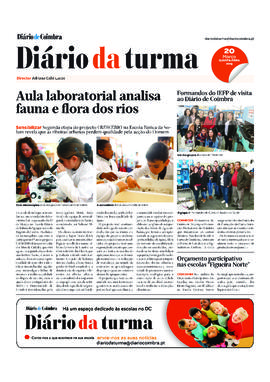 Diário de Coimbra (Diário da Turma): Aula laboratorial analisa fauna e flora dos rios