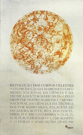Cartaz 2003: Revolução dos Corpos Celestes
