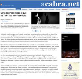 A Cabra: Uma representação que se &quot;vê&quot; ao microscópio